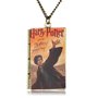 Ciondolo libro HARRY POTTER collana deathly hallows magia saga 