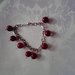 braccialetto con perle rosse