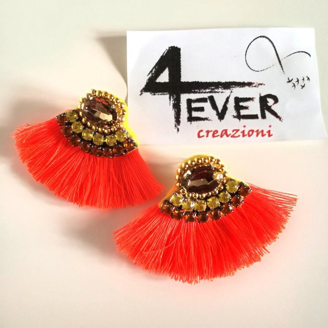 Orecchini A Goccia Con Frange E Piume Colorate – Stile Bohémien Etnico, Regalo Per San Valentino