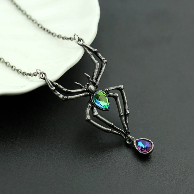 Disshowme Collana Girocollo In Velluto Nero Con Strass – Gotica, Vintage, Con Catena Estensibile - copertina