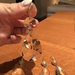 Gocce di cristallo, pezzi di ricambio o sostituzioni per lampadari di Venini, Maria Teresa, Mazzega, con pezzi rotti, in vetro di Murano, cristallo Swarovski o Boemia, colore trasparente