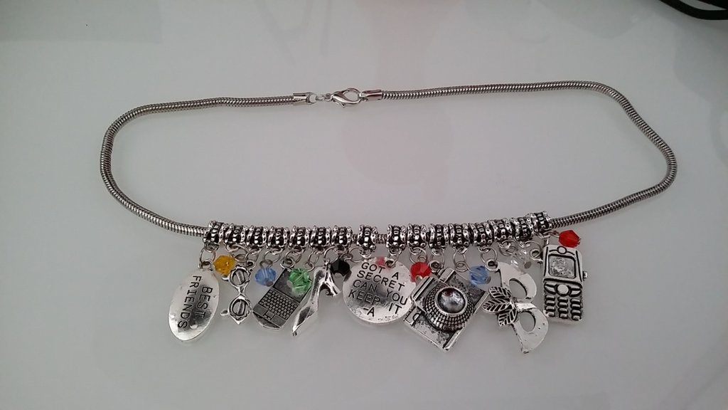 OUTLETISSIMO® SET 4 CIONDOLI CUORE SPEZZATO COLLANE BEST FRIENDS FOREVER AND EVER MIGLIORI AMICHE PER SEMPRE ET12 - Foto 8