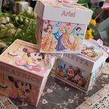 Scatoline con confetti personalizzate Masha e Orso o Minnie e Principesse
