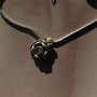 COLLANA CON CIONDOLO *LA ROSA D'ARGENTO*