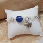 bracciale con agata blu