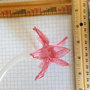 Fiore, ricambio o sostituzione per lampadari di Venini, Mazzega, Artemide, Vistosi, con pezzi rotti, in vetro soffiato di Murano, color rosa 