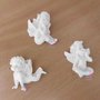  Gessetti artigianali a forma di Angeli Bomboniera Compleanno, Segnaposto, chiudipacco, Comunione, Cresima - Chalk angels shape, white 