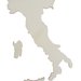Sagoma in legno Italia con Sicilia e Sardegna