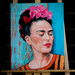 Ritratto Frida Kahlo acrilico su tela 