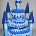 Torta di Pannolini Pampers Castello - idea regalo, originale ed utile, per nascite, battesimi