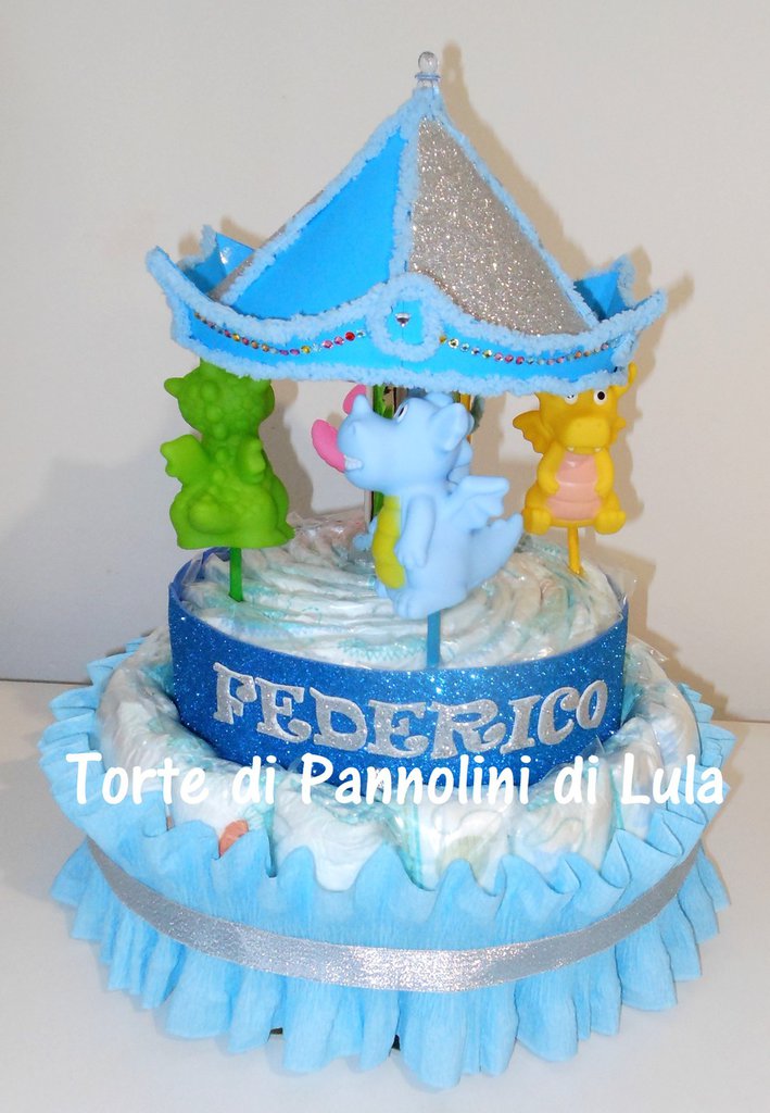 WolfGo Carillon per carosello Carillon per giostra Carosello Regalo Regalo di Compleanno(Bianca