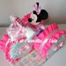 Torta di Pannolini Pampers triciclo peluche Minnie idea regalo nascita battesimo baby shower