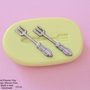 Stampi in silicone-Stampi per il fimo-Stampo posate dollhouse miniatures stampi-Stampo Gioielli-Stampi Silicone-Stampini in Silicone-Stampi Fimo-Fimo-Dollhouse-Made in italy-Handmade-ST036