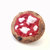 Spilletta Pizza Margherita - Spilletta a bottone fatta a mano - Miniatura pizza in fimo - Spilla Pizza napoletana 