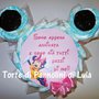 Torta di pannolini Pampers grande MINNIE femmina idea regalo nascita battesimo baby shower