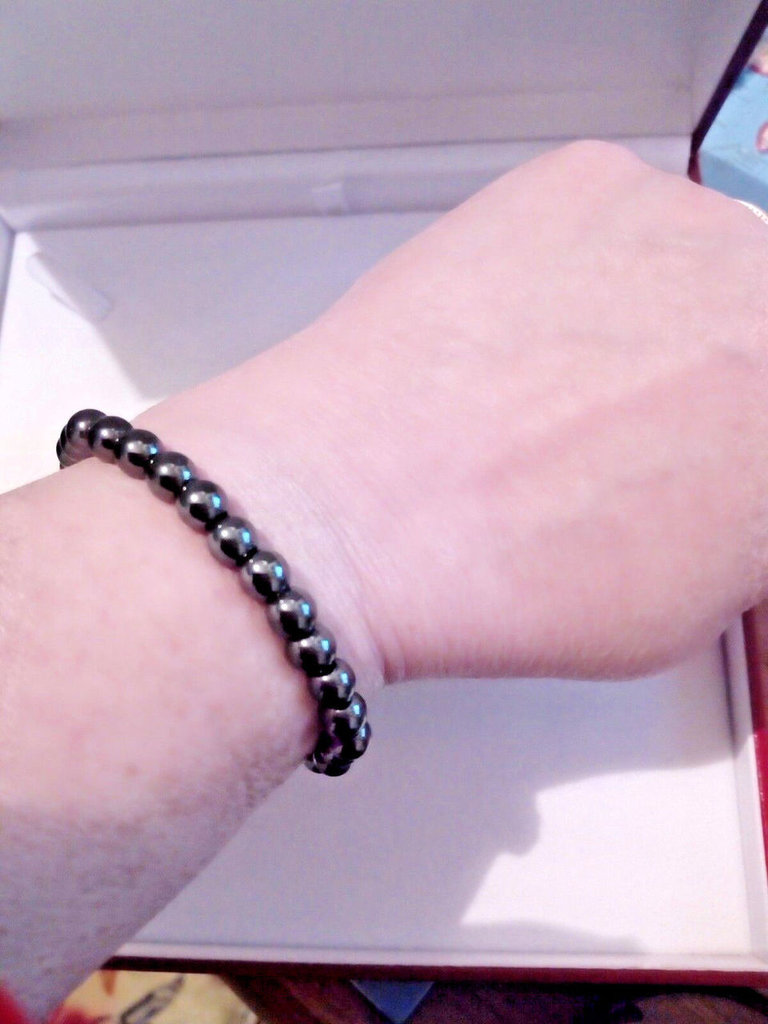 Bracciale A Croce, Bracciale Magnetico, Bracciale In Ematite, Perline Da 8 Mm, Uomo, Donna, Sano, Curativo, Sollievo, Meditazione, Yoga, Bracciale Magnetico In Ematite - Italia