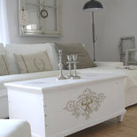 Adesivo shabby stemma Cassiopea