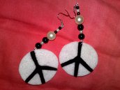 orecchini simbolo della pace