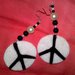 orecchini simbolo della pace