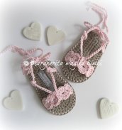 sandali bimba uncinetto tutorial