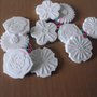 Gessetti profumati artigianali a forma di FIORI ROSA MARGHERITA per Nozze, Nascita, confettata, Compleanno, Chiudipacco, Segnaposto, Cresima, Comunione