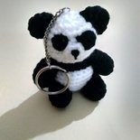 Portachiavi Panda In Metallo Argentato | Carino E Simpatico, Regalo Per Amanti Degli Orsi, Portafortuna, Accessorio Borse