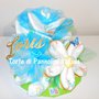 Torta di Pannolini Pampers baby dry bouquet FIORI mazzo rose nascita battesimo