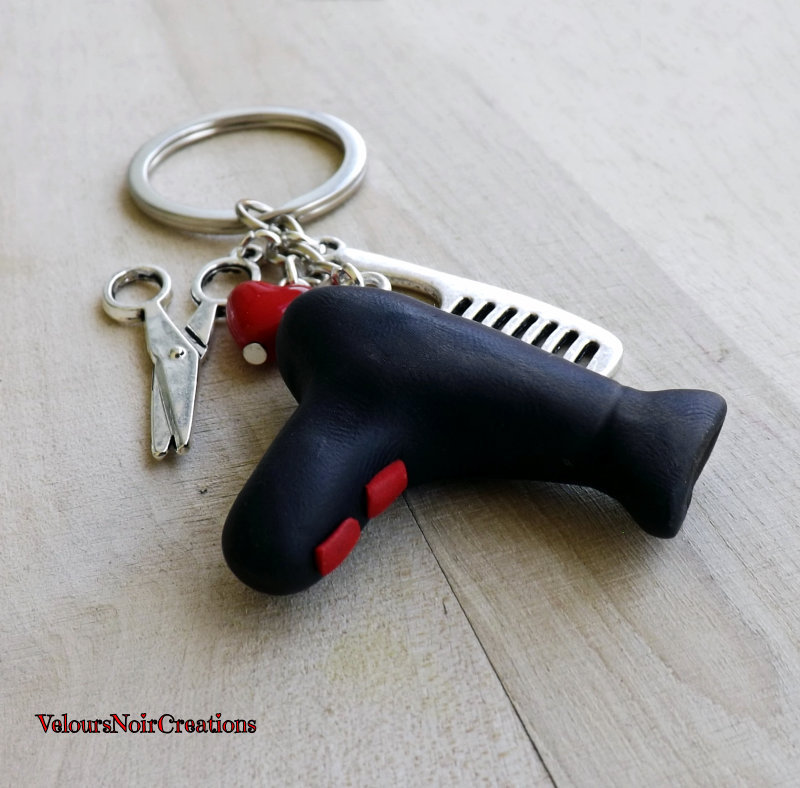 Portachiavi Macchina 4 Portachiavi Da Parrucchiere - Ciondoli - Foto 6