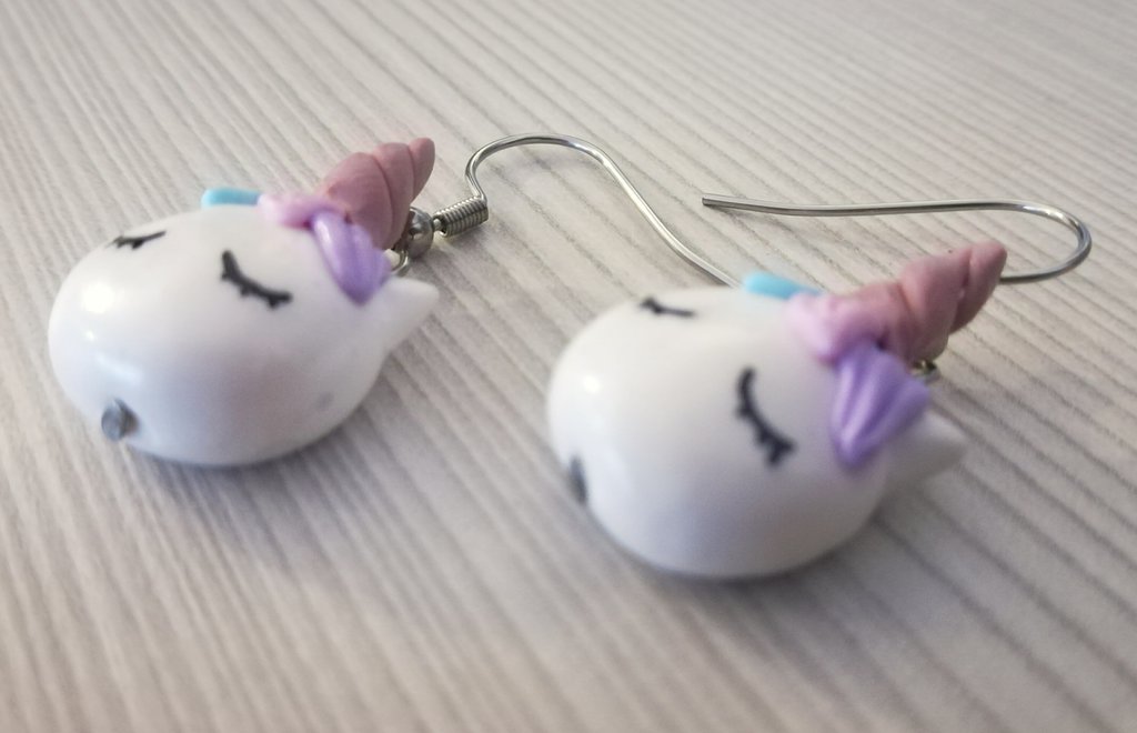Gioielli Unicorno Arrebol Orecchini Unicorno Argento 925 Per Bambina