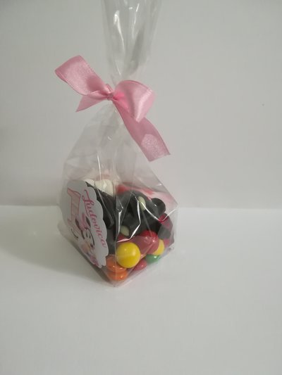 Busta bustina contenitore marshmallow caramelle confetti segnaposto
