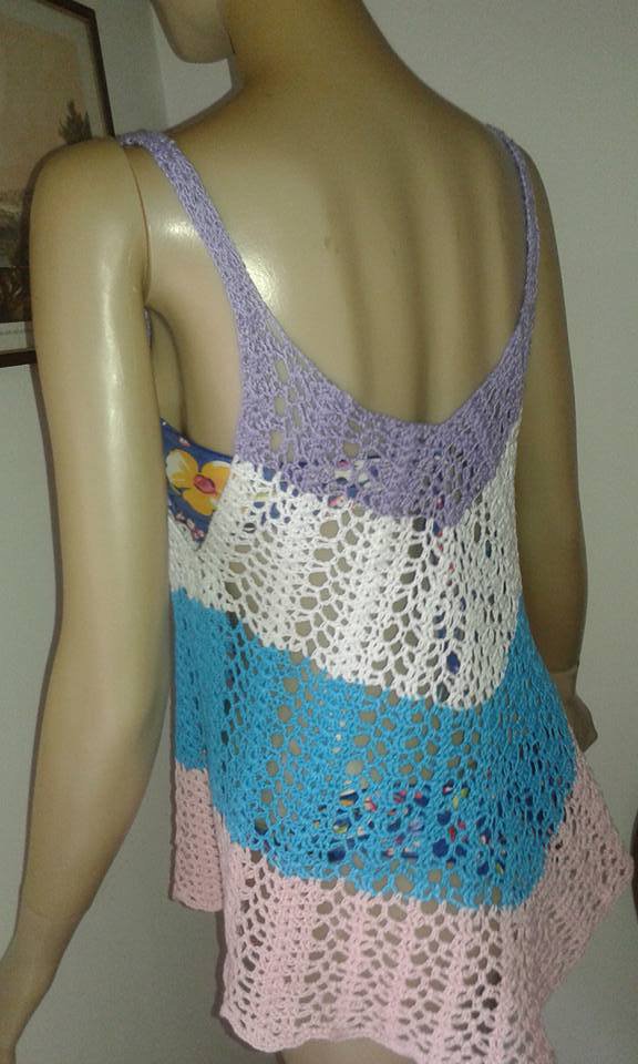 CUPSHE Canottiera Estiva Donna In Cotone – Motivo Floreale, Scollo A V Con Pizzo, Ricamata, Senza Maniche