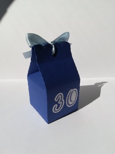 Scatolina scatoline segnaposto porta confetti caramelle dolci compleanno  anni 30 18 SS Lazio as Roma serie a squadre calcio