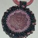 Medaglione pietra rosa peyote