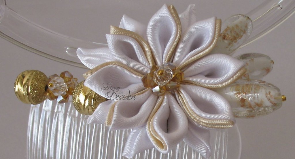 Spillone e pettine per capelli giapponese - Ume Ayame | sakurasan