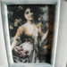 Cornice decorativa Stile shabby  Immagine di giovane donna Da un dipinto di Emile Vernon