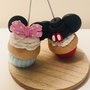 Cup Cake Minnie e Topolino  portafoto/segnaposto