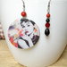 Orecchini, orecchini pendenti, orecchini Audrey Hepburn, orecchini swarovski, regalo, per lei, made in Italy, orecchini argento, nickel free