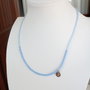 Collana azzurra girocollo