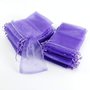 Sacchetti porta confetti di organza colore VIOLA 7 x 9 cm