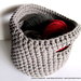 Pattern - Spiegazione doppio uso per Portatutto o Borsetta "clean &amp; simple" a uncinetto crochet (idea regalo)