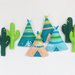 Un cactus come calamita: calamite in feltro originali e colorate come idea regalo