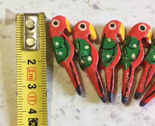 Miniblings Orecchini A Gancio Con Pappagallo Verde In Miniatura – Gioielli Moda Fatti A Mano In Argilla Polimerica – Da Berlino