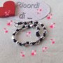 Bracciale nodi e cuori in argento 925