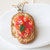 Ciondolo Bruschetta al pomodoro - Miniature in Pasta polimerica -  Cibo da indossare - Charm per ricettario, agenda, bracciale