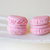 Orecchini a lobo Macaron rosa pastello - Miniature in fimo - Gioielli cibo in miniatura - 