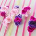 20 Natri decorati con fiori di feltro: braccialetti, decorazioni per codini, idee regalo per compleanni di bambine!