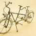 bicicletta tandem,bici tandem,regalo tandem,modello tandem,scultura tandem,bicicletta due posti,