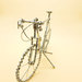 Bicicletta grande da corsa in acciaio misure 30x18 cm       bicicletta bici corsa scultura bici bici corsa acciaio bici viti bici riciclato