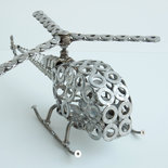 elicottero in acciaio modello artistico