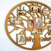 Portafoto albero genealogico in legno